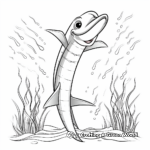 Easy Plesiosaurus Coloring Pages For Kids 2