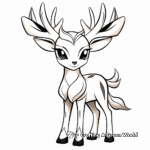 Easy Printable Deerling Coloring Pages for Beginners 2