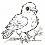 Easy Raven Coloring Pages for Beginners 1