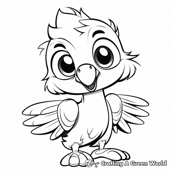 Scarlet Macaw Coloring Pages - Free &amp; Printable!