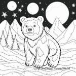 Easy-to-Color Ursa Major Constellation Pages 4