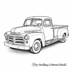 Easy-To-Draw GMC Pickup Truck Coloring Pages 3