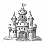 Easy-To-Follow Princess Castle Coloring Pages 2