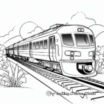 Easy Train Coloring Pages for Train Lovers 1