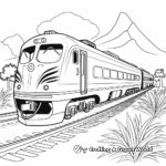 Easy Train Coloring Pages for Train Lovers 4