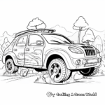Eco-Friendly Electric Car Coloring Pages 4