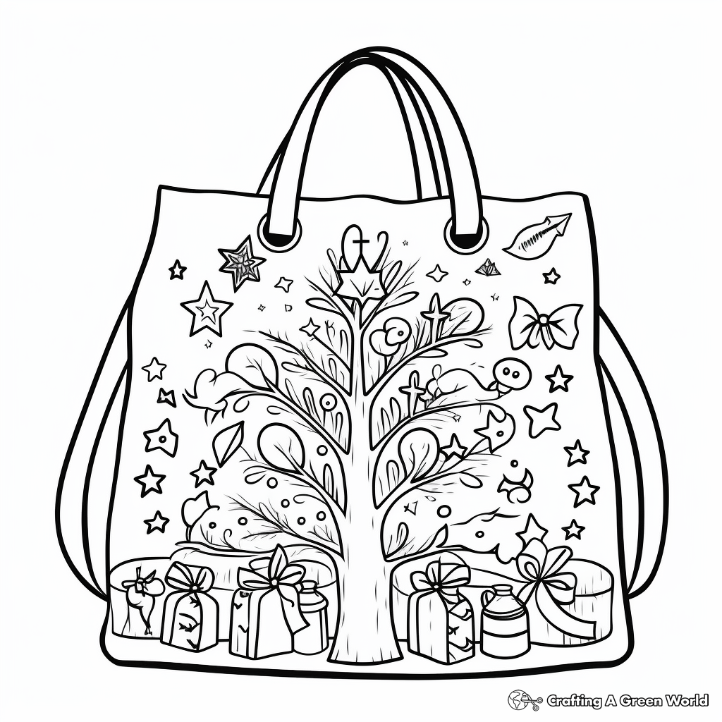 Eco-Friendly Reusable Bag Coloring Pages 4