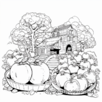Educational Apple Lifecycle Coloring Pages 2