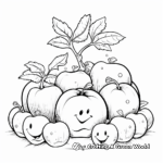 Educational Apple Lifecycle Coloring Pages 4