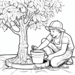 Educational Arbor Day Coloring Pages on Tree Maintenance 3