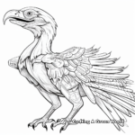 Educational Atrociraptor Anatomy Coloring Pages 4