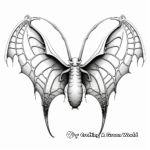 Educational Bat Wings Anatomy Coloring Pages 1
