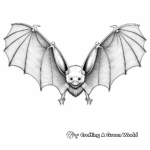 Educational Bat Wings Anatomy Coloring Pages 2