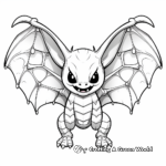 Educational Bat Wings Anatomy Coloring Pages 4