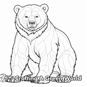 Black Bear Coloring Pages - Free &amp; Printable!