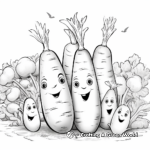 Educational Carrot Life Cycle Coloring Pages 1