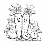 Educational Carrot Life Cycle Coloring Pages 2
