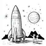 Educational Diagram of a Comet Coloring Pages 4