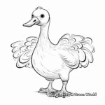Educational Dodo Bird Anatomy Coloring Pages 3