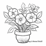 Educational Kindergarten Plant and Flower Coloring Pages 2