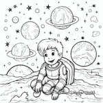 Educational Milky Way Galaxy Coloring Pages 4