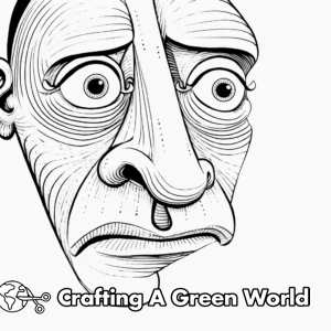 Nose Coloring Pages - Free &amp; Printable!