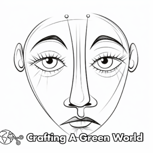 Nose Coloring Pages - Free &amp; Printable!