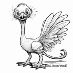 Educative Pyroraptor Facts and Coloring Page 2