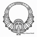 Egyptian Jewelry Coloring Pages 1