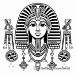 Egyptian Jewelry Coloring Pages 4