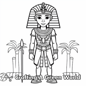 Egyptian Coloring Pages - Free & Printable!