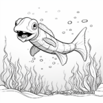 Elasmosaurus Coloring Pages: Dinosaurs in the Deep 2