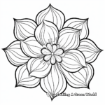 Elegant Magnolia Mandala Coloring Pages 2