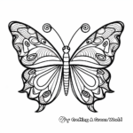 Emerald Swallowtail Butterfly Mandala Coloring Pages for Art Lovers 1
