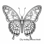 Emerald Swallowtail Butterfly Mandala Coloring Pages for Art Lovers 3