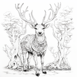 Emperor Stag Coloring Pages For The Artistic 2