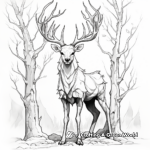 Emperor Stag Coloring Pages For The Artistic 3