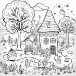 Enchanted Forest Coloring Pages 1