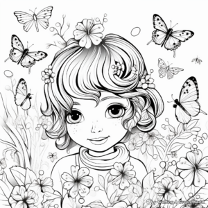 Enchanting Fairy-Tale Digital Art Coloring Pages 4