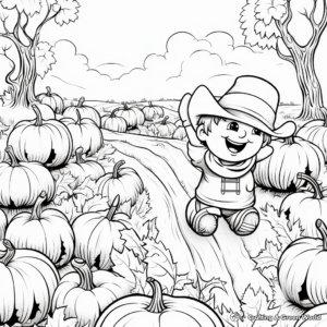 Enchanting Fall Harvest Coloring Pages 2