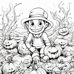 Enchanting Fall Harvest Coloring Pages 4