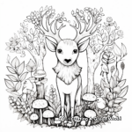 Enchanting Forest Creatures Coloring Sheets 3