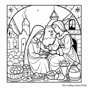 Enchanting Medieval Fairy Tale Coloring Pages 2