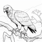 Endangered Golden Eagles Coloring Pages 3