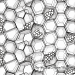 Endless Honeycomb Pattern Coloring Pages 3