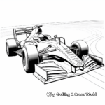 Energetic Formula 1 Car Coloring Pages 3