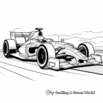 Energetic Formula 1 Car Coloring Pages 4