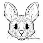 Energetic Squirrel Face Coloring Pages 3