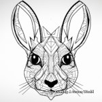 Energetic Squirrel Face Coloring Pages 4