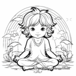 Energizing Yoga and Meditation Coloring Pages 1